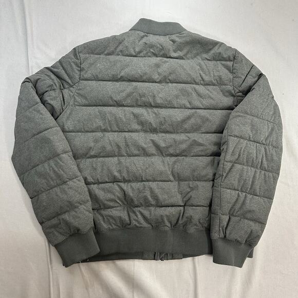 Save The Duck Womens Stretch Puffer Plumtech Synthetic Down Jacket Gray Size 4 - Picture 4 of 6